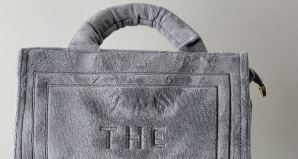Gray Tote Bag